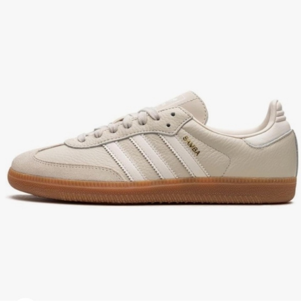 Adidas Samba OG Women’s Size  Aluminum/Chalk White/Wonder Beige